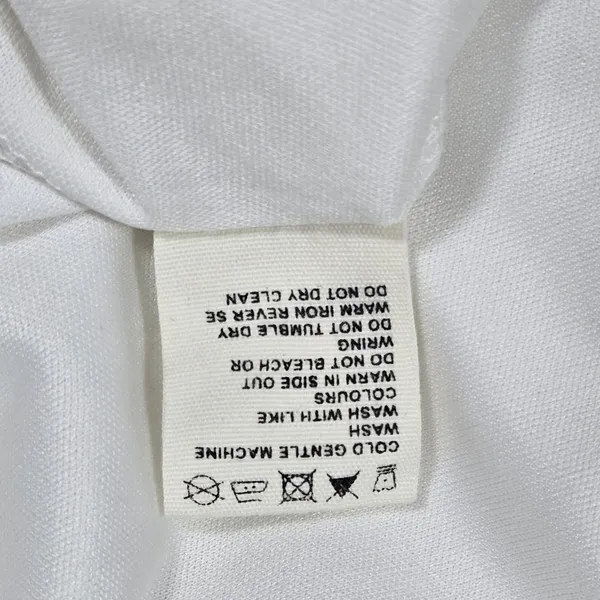 Princess Polly White Lukea Long Sleeve‎ Mini Dress Open Back Mesh Overlay US 8 - Image 5