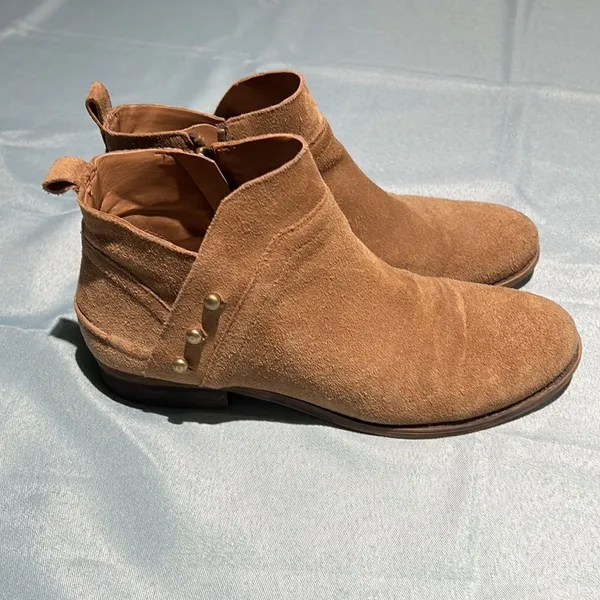 Franco Sarto Brown Kelton Ankle Leather Boots D19‎ - Image 5