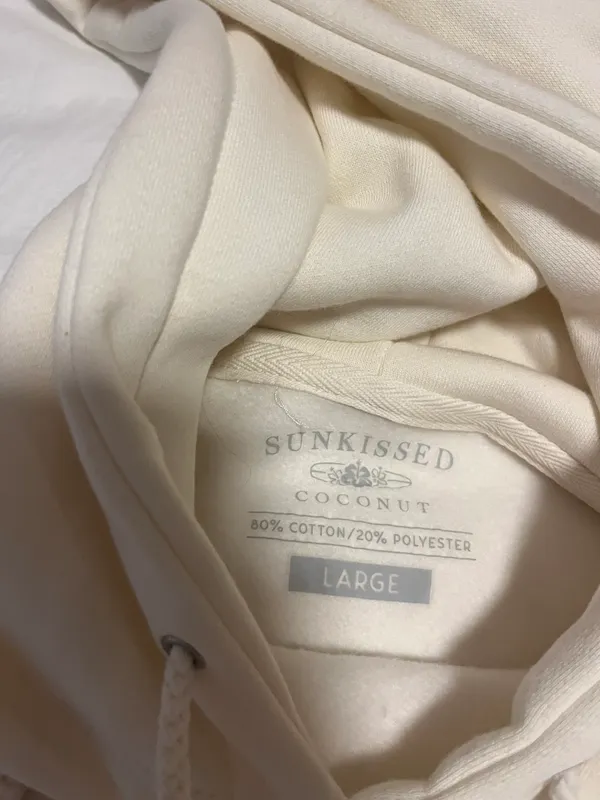 Sunkissed Coconut It's All Good Here Cream Sweatshirt - Image 4