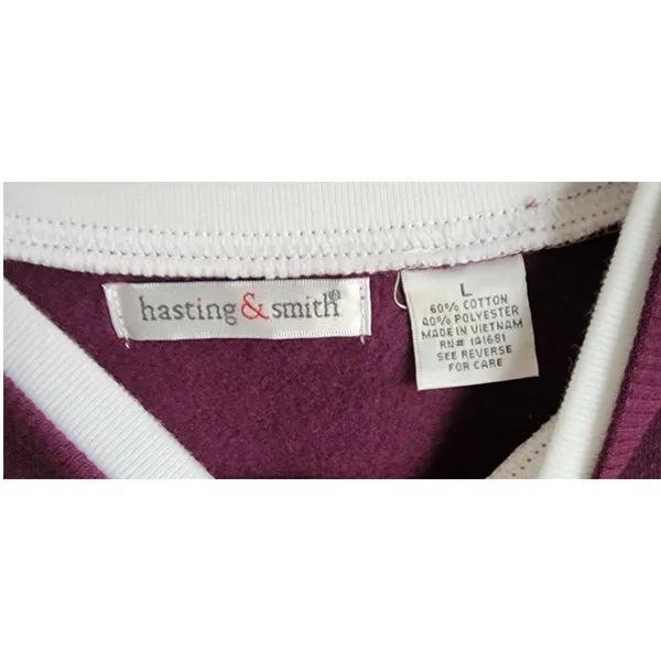 Hasting‎ & Smith Women's Purple Sweatshirt, Large - Image 3