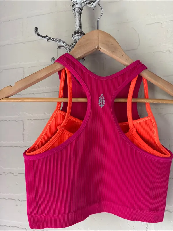 Free People FP Movement Ribbed Free Throw Double Layer Cami - Image 3