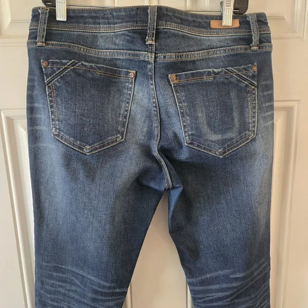 BKE Buckle Black No. 53 Straight Jeans Womens Size 29x32 Candiani Denim Italy - Image 4