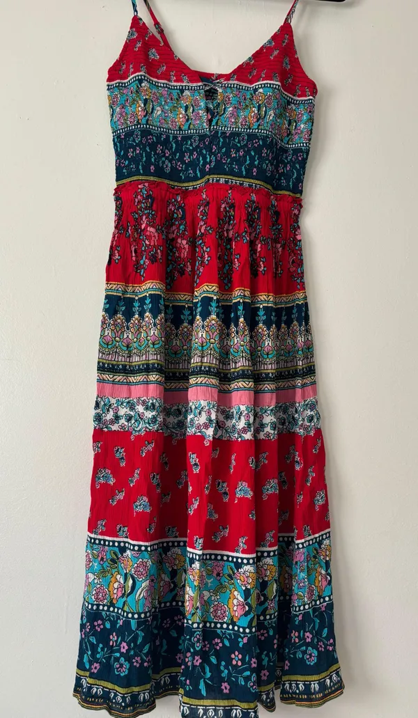 Vintage Maxi Dress Multiple - Image 2