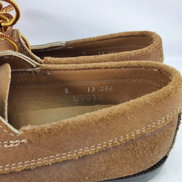Timberland Boat Shoes Women 8 Brown Suede Moccasin Made in USA 87010 Vintage - Image 6