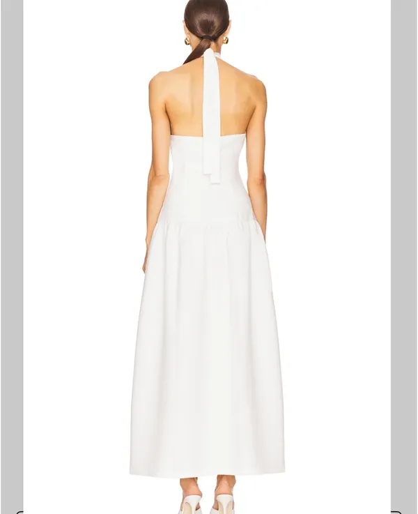 Revolve Maxi Dress White - Image 2