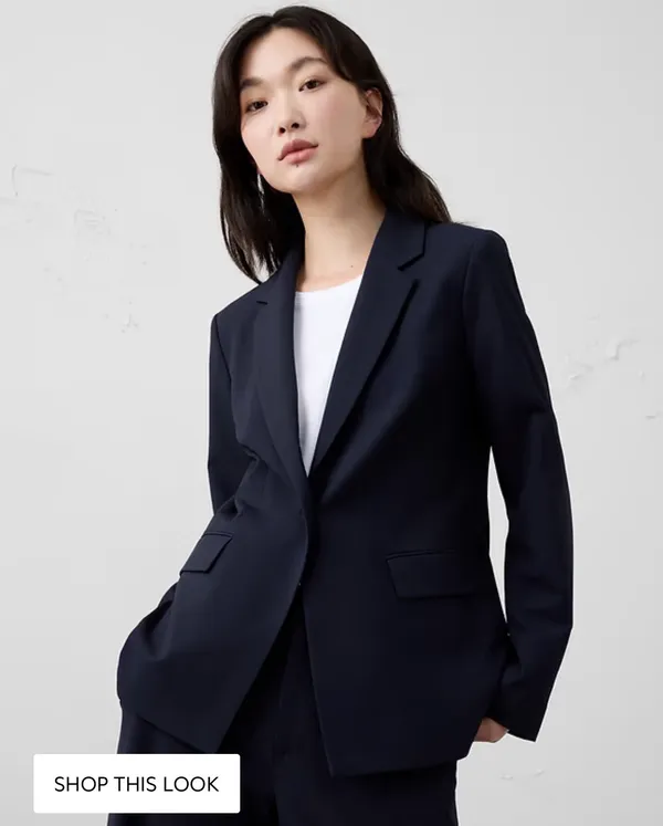 Banana Republic Navy Blazer 0 - Image 3