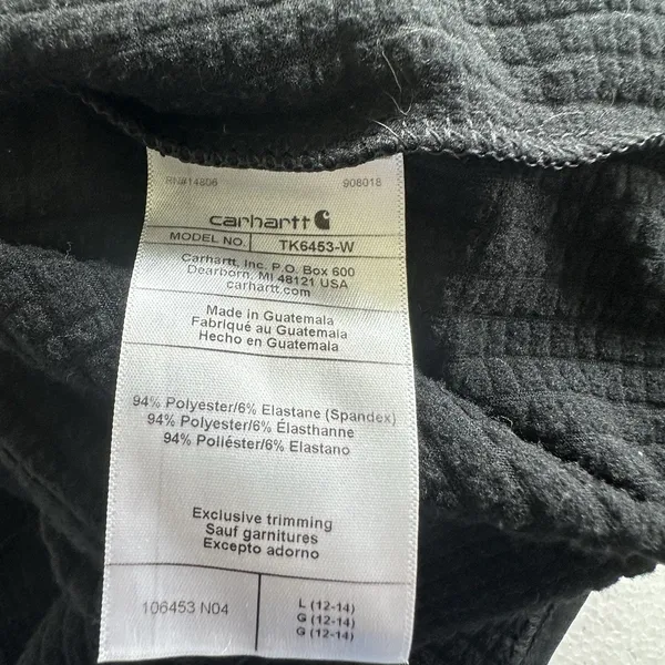 Carhartt Force Relaxed Fit Long Sleeve Pullover Sz L Women’s Frosted Hiking - Image 5
