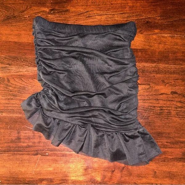Garage Mesh Ruffle Black Mini Skirt NWT Party Concert - Image 3