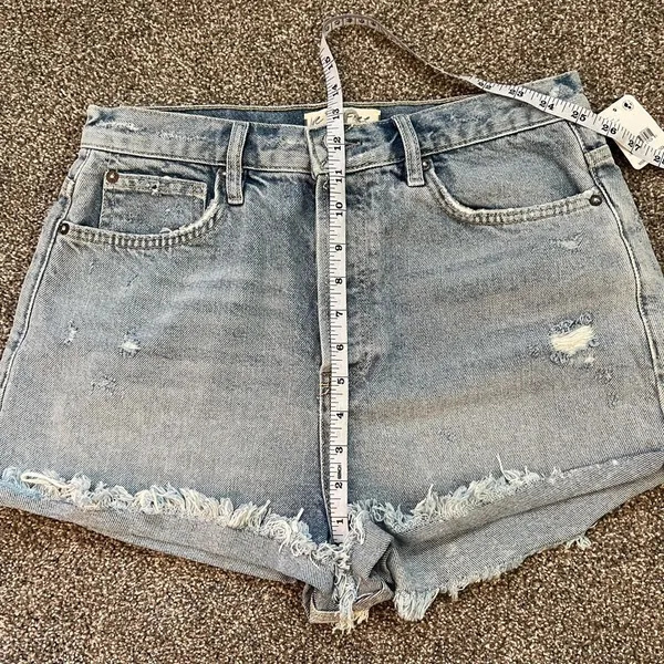 Free People Fox Trott‎ Denim Shorts - Image 7
