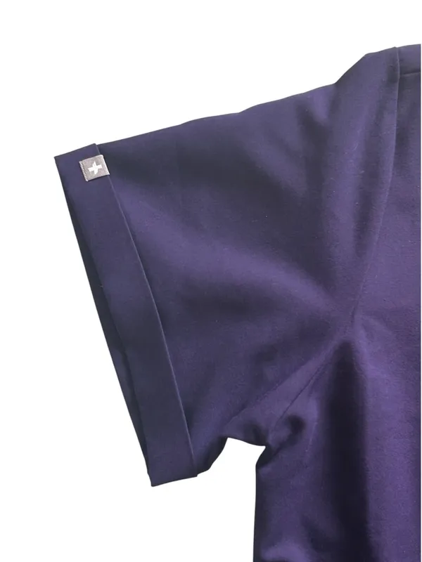 Figs Woman’s Inala Scrubs Top Purple Jam Size L - Image 5