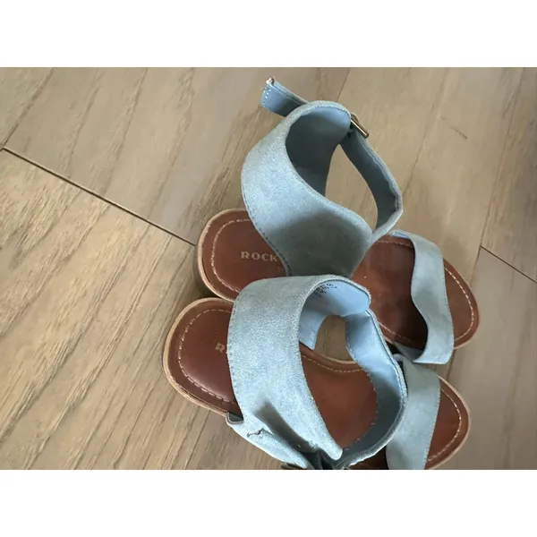 Rock & Candy Light Blue Sandals Women's Size 7 - Image 6