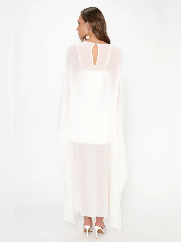 Show Me Your Mumu Olsen Caftan Size XXS white ivory nwot - Image 3