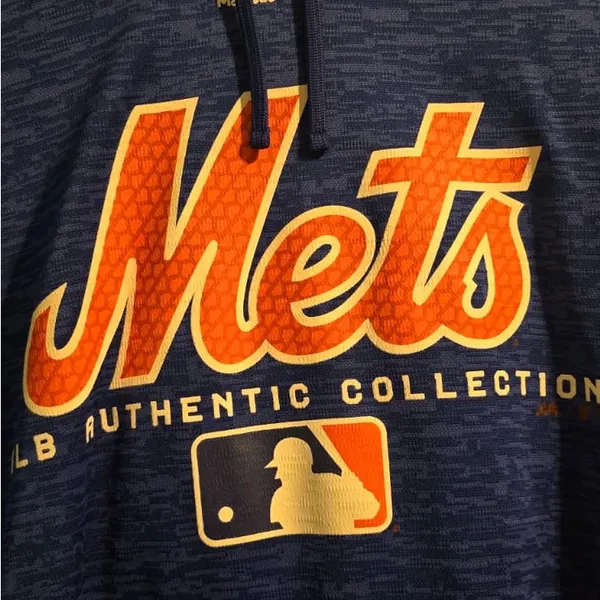 Majestic Blue Mets Sweatshirt - Image 4