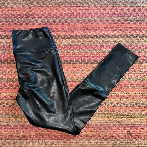 7 For All Mankind Vegan Faux Leather Leggings - Image 2