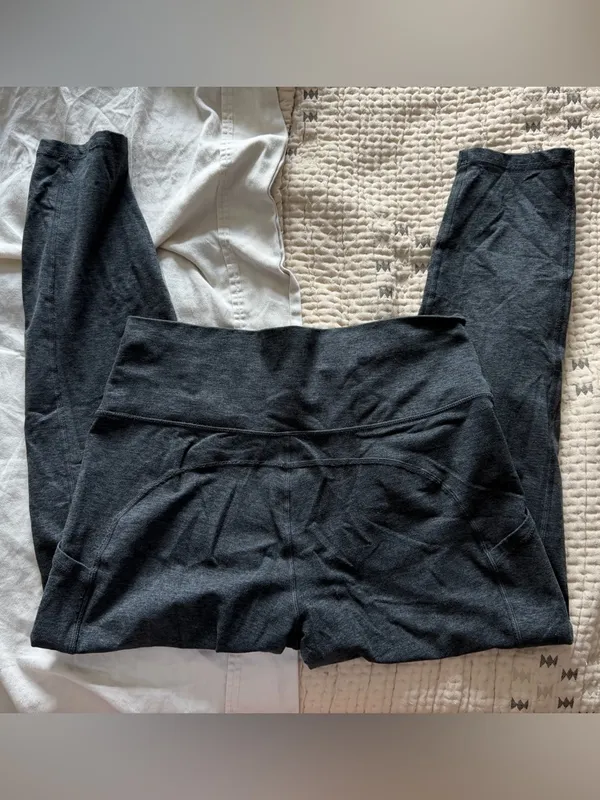 Offline by Aerie High Waisted Gray Leggings with Pockets - Image 3
