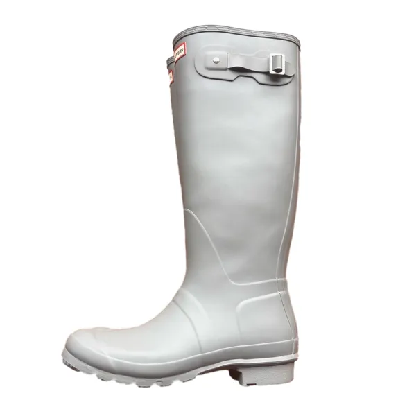 HUNTER NEW Women's Classic Tall Tundra Grey Rain Boot Size 9 #242601 - Image 3