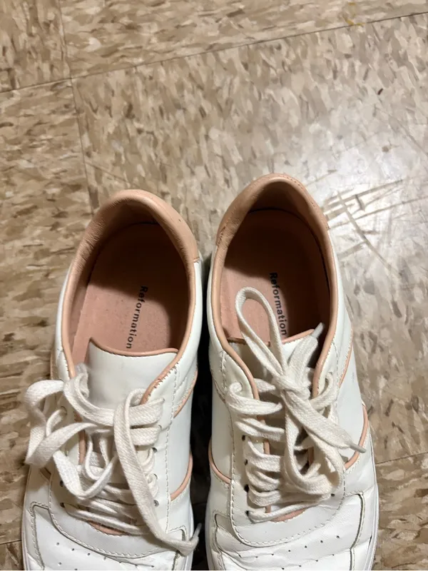 Reformation White  Casual Sneakers - Image 2