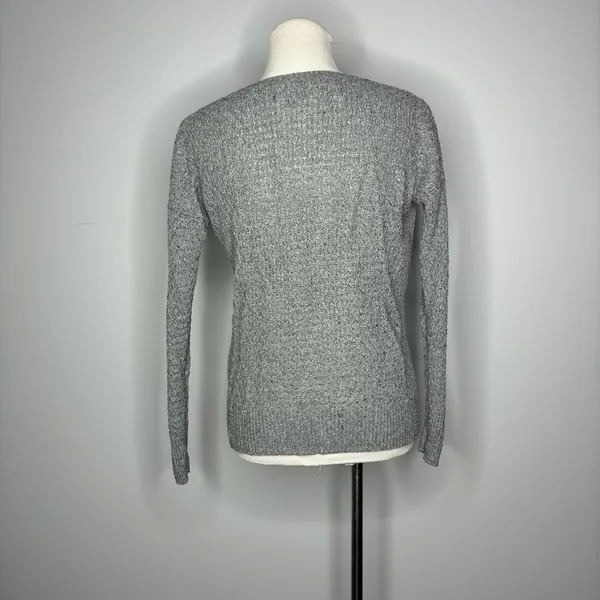 American Eagle Outfitters- Grey V-Neck Sweater - Image 2