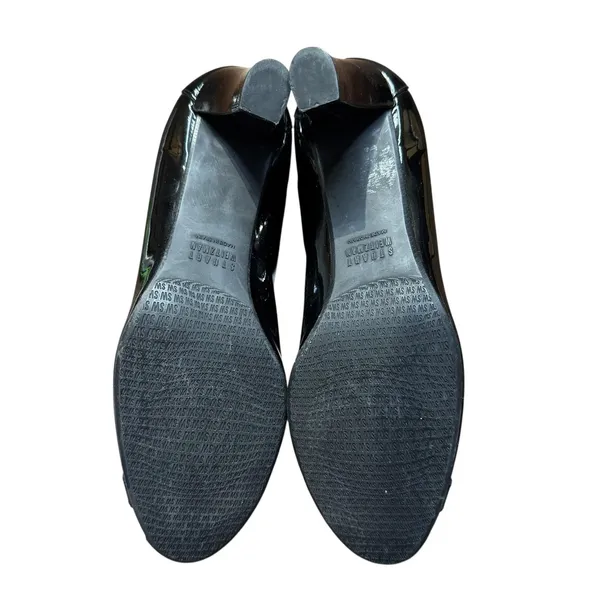 Stuart Weitzman Shoes Womens Size‎ 8 Black Patent Leather Block Heel Dress Pumps - Image 9