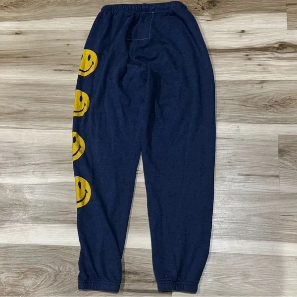 Aviator Nation Navy Smiley 2 Sweatpants Women’s Small - Image 4