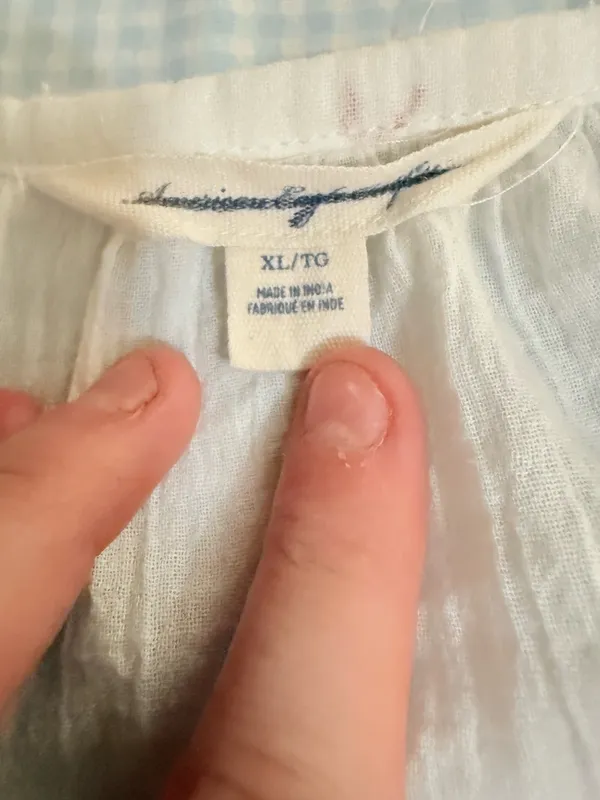 American Eagle Peasant Embroidered Blouse - Image 2