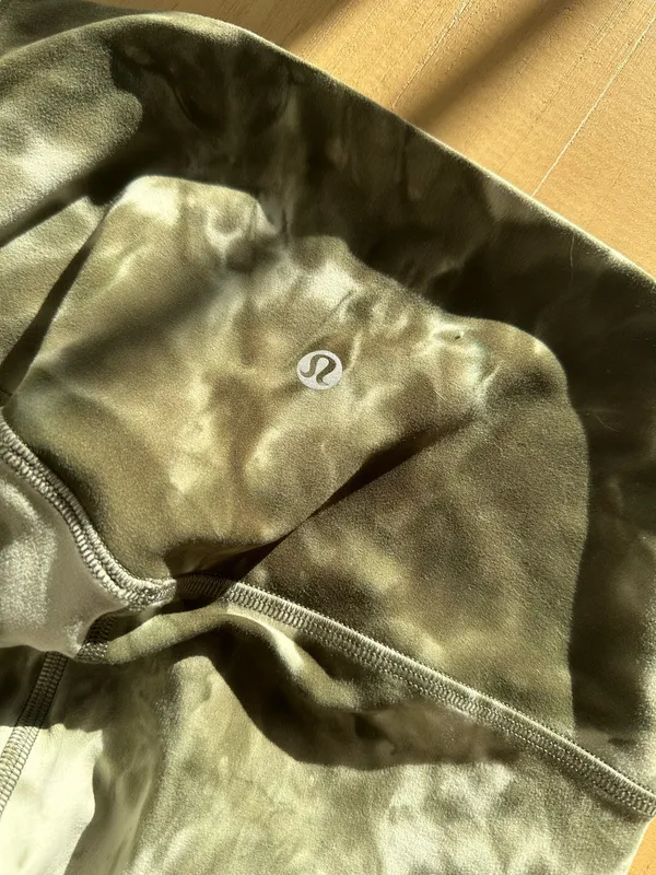 Lululemon Align High-Rise Pant 28" Diamond Dye Light Sage Medium Olive 4 - Image 4