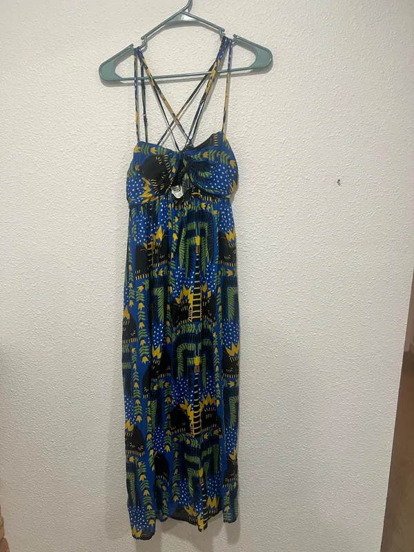 Joao Anthropologie Incerti Strappy Bandeau Dress M - Image 3