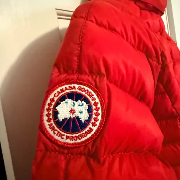 Canada Goose Red Puffer Jacket - Image 4