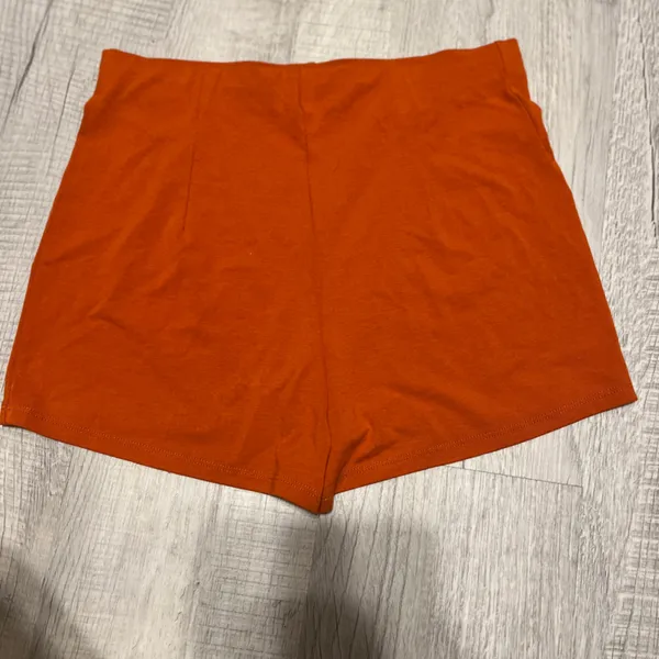 Fighting Eel Orange Hawaiian Aloha Shorts Jersey Rayon Spandex‎ Fall - Image 2