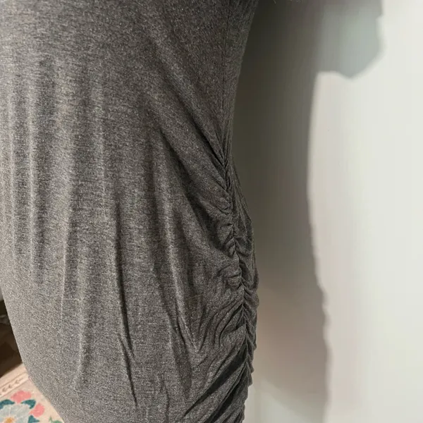 PinkBlush dark gray maternity mini dress - Image 9