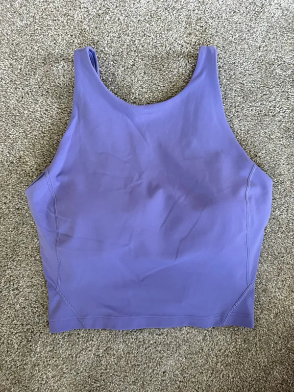 Lululemon Align High Neck Tank Top Dark Lavender 4 - Image 3