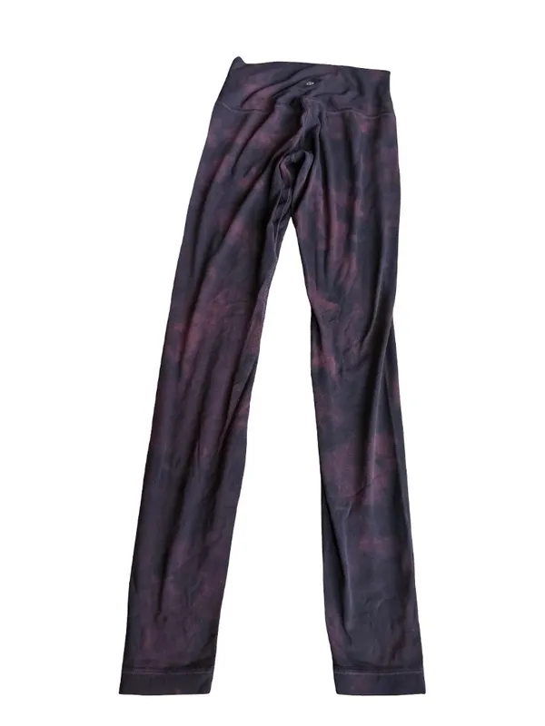 Lululemon High-Rise Stretch Leggings Tie Dye Yoga Workout Casual Size 4 Women's - Image 8