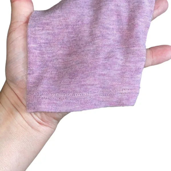 Witchery Essentials‎ Purple Long Sleeve Top XL Soft Stretch Minimalist - Image 2
