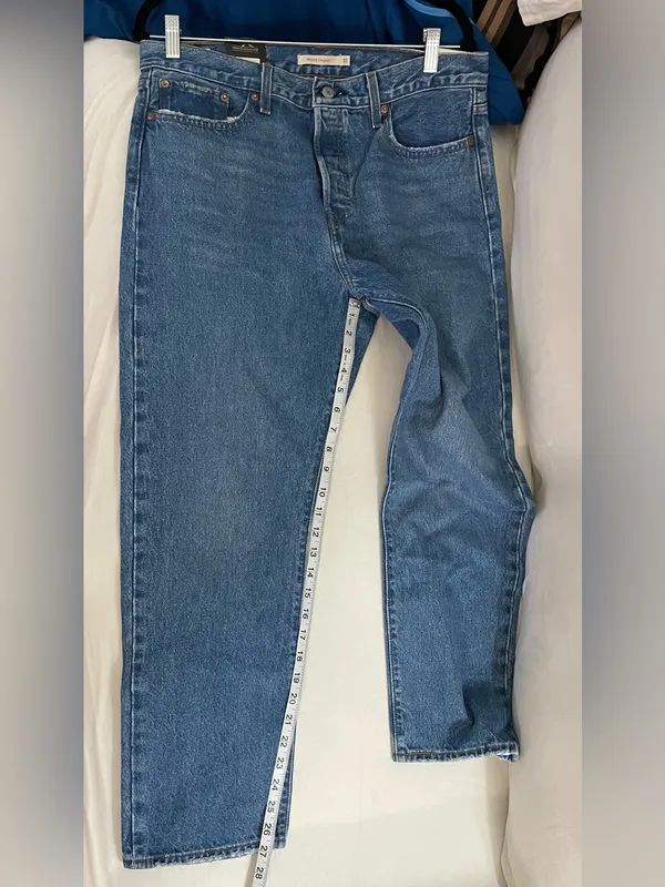 Levi’s NWT Wedgie Straight Leg High-Rise Jeans in Blue Size 32 - Image 7