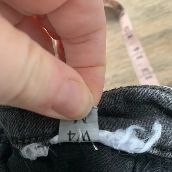 Levi's Silver Tab Black Mom Jeans 27 - Image 8