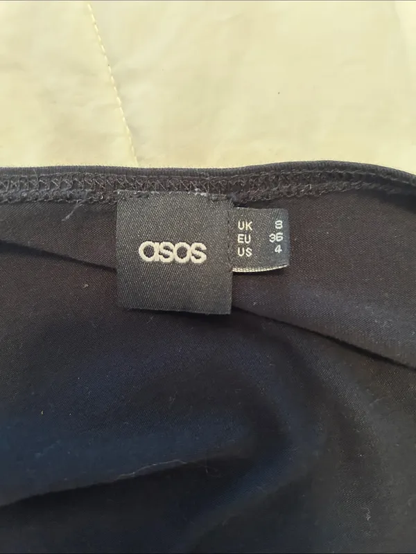 ASOS Black Off-Shoulder Long Sleeve Top - Image 8