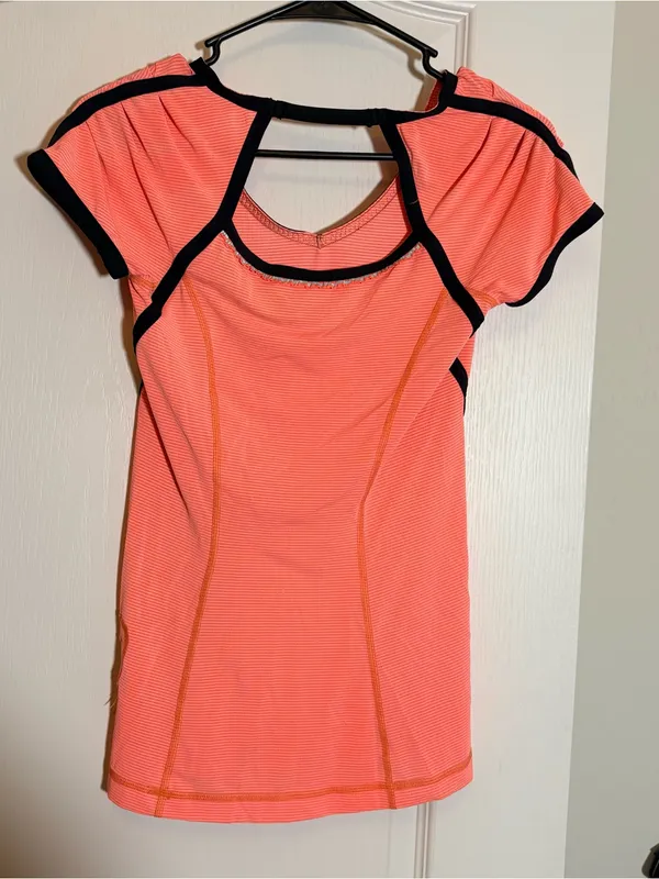 Lululemon Run: Team Spirit Tech Short Sleeve in Pop Orange Vintage - Image 2