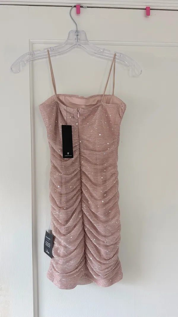 Lulus Dress Mini Bodycon - Image 4