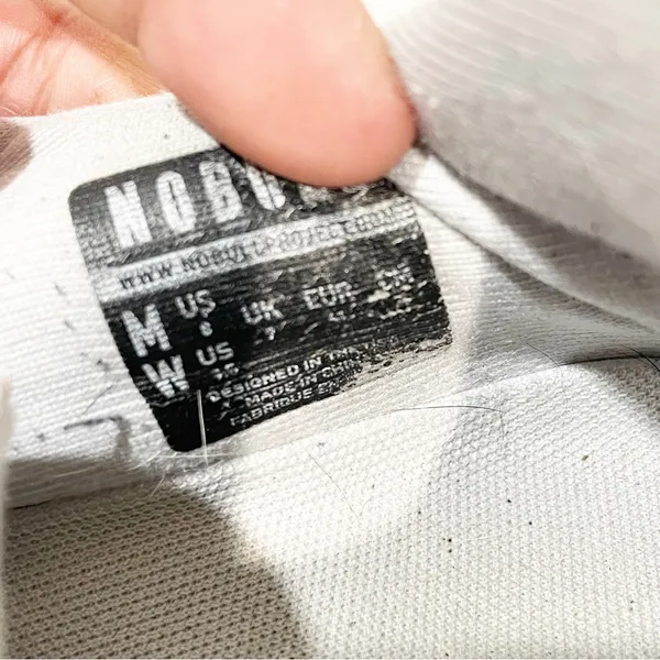 NoBull Womens‎ Size 9.5 Grey Knit Athletic Low Top Sneakers - Image 6