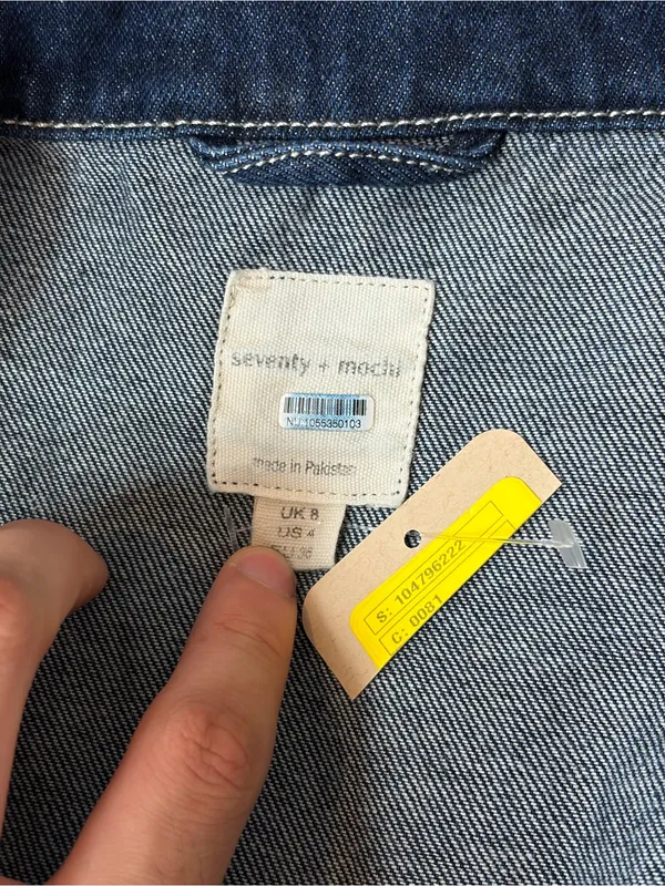 Anthropologie nully seventy + mochi Lorna denim blue jumpsuit size 4 NWT $215 - Image 4