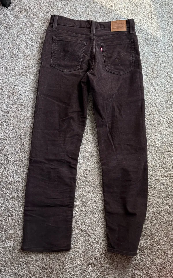 Levi’s Brown Corduroy Pants Premium Wedgie Straight - Image 2