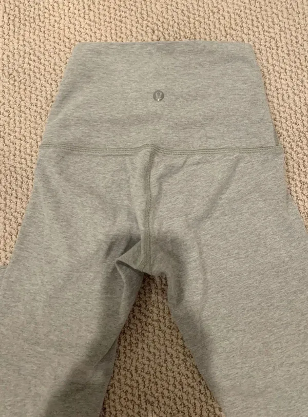 Lululemon Gray High Waisted Yoga Pants - Image 5