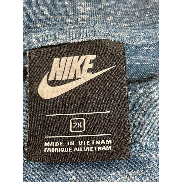 Nike Women’s 2X Blue Lightweight Pullover Sweatshirt Swoosh Logo Athleisure - Image 5