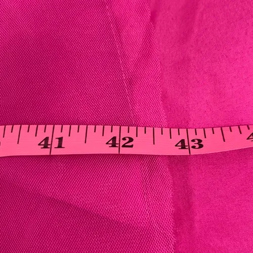 JJs House Hot Pink Formal Ballgown Dress Hi Low Beaded Cap‎ Sleeves Barbie Prom - Image 13