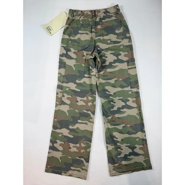 No Boundaries Women's XXS 00 Camo Cargo Wide Leg High Rise Pants NWT - Image 3