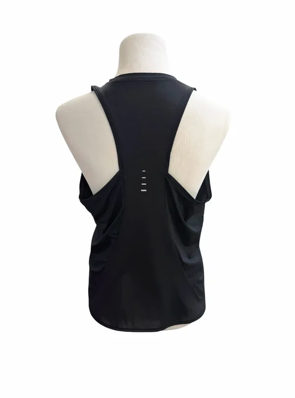 Nike Swift Dri Fit Running Tank Top Black Womens Large - Image 5