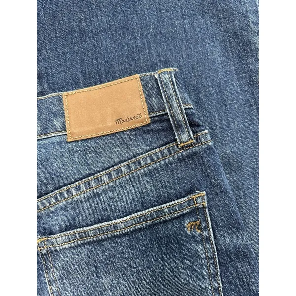 Madewell Flea Market Flares High Rise Button‎ Fly Raw Hem Jeans 25 Boho Summer - Image 6