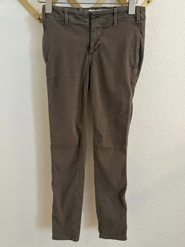 The Great Olive Green Corduroy Rambler Ankle Pants 25 Flawed - Image 2