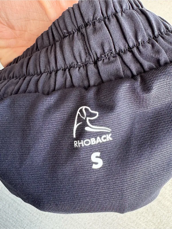 Rhoback Women’s Small Black Running Shorts High waisted 2.5” inseam - Image 2