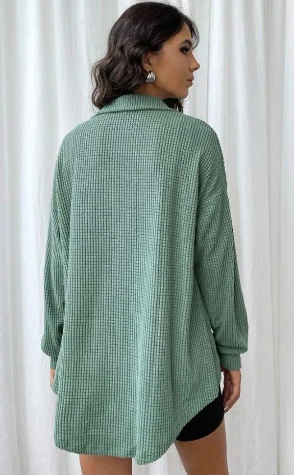 SheIn Button Up Blouse - Image 2